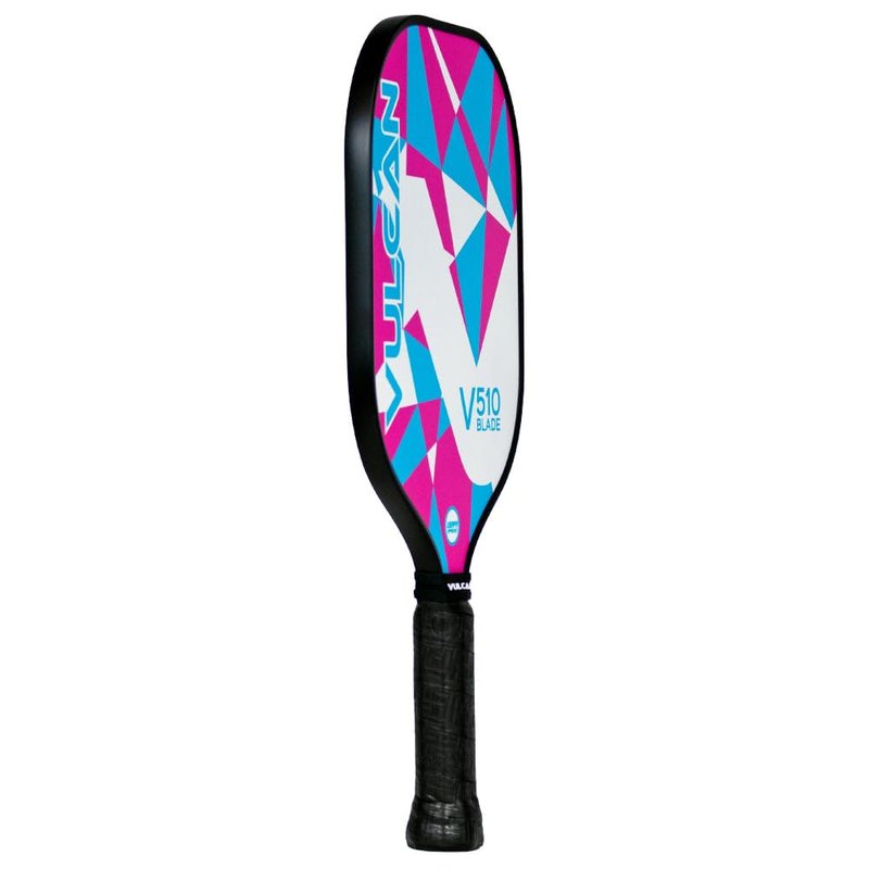 Vulcan | V510 Pickleball Paddle | Hybrid Performance | Polypropylene Core - Carbon Fiber Surface | USAP Approved | Cotton Candy