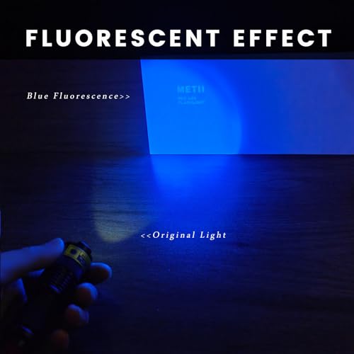 Mini UV Flashlight 365nm - Portable, Zoomable, Lightweight