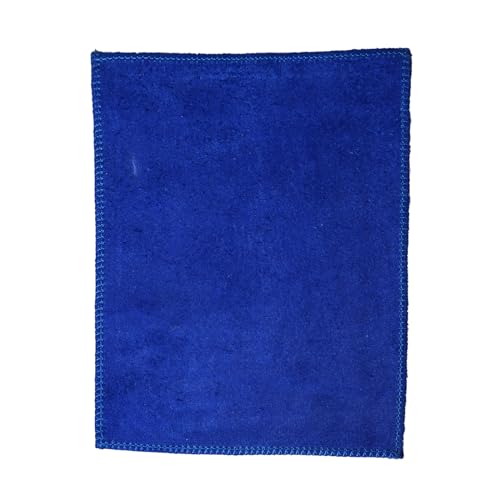 ELITE Royal Blue Leather Bowling Shammy Pad Premium Ball Cleaner