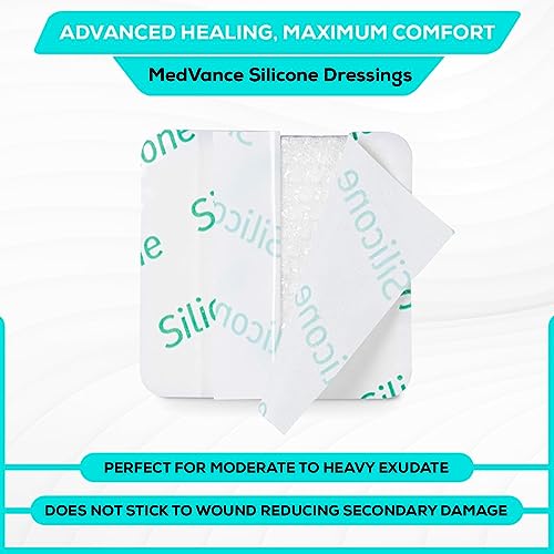 Silicone Adhesive Foam Dressing 2"x2" - Box of 5