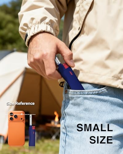 MK Lighters Hue-10pc Refillable Windproof Candle & BBQ Lighters - Multipurpose Outdoor Flame