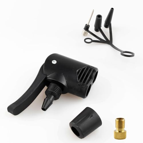 Dual Head Air Pump Adapter Valve - 3 in 1 Replacement Connector