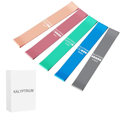 5-Level Resistance Bands Set for Home Fitness - 5 Colors