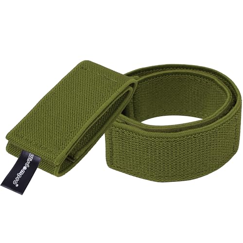 Elastic Cowboy Boot Straps - 2 Pcs Garter Blousing Bands, Army Green 12 Inches