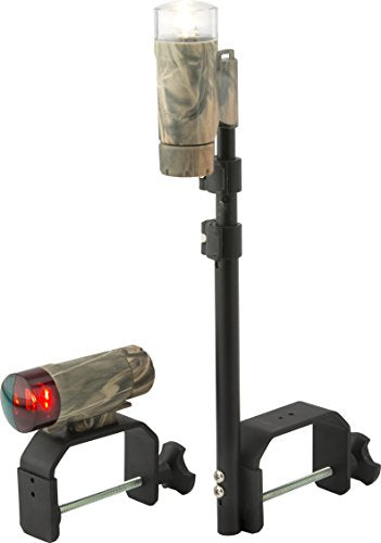 Attwood Portable Navigation LED Light Kit Realtree Max-5 Camouflage with Threaded C-Clamp - One Size