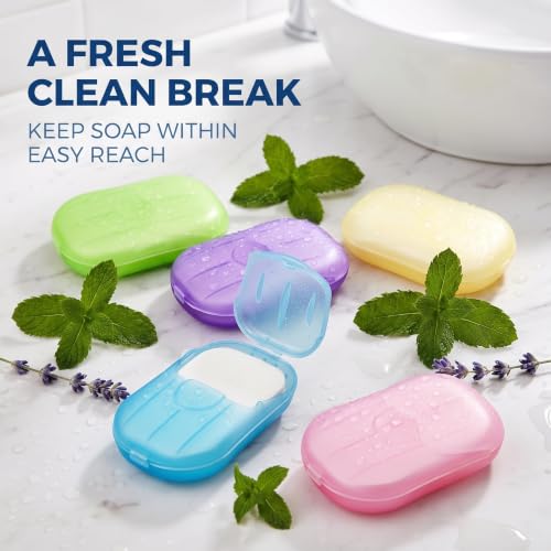 Disposable Soap Sheets - 5 Pack Portable Fragrant Hand Soap for Travel