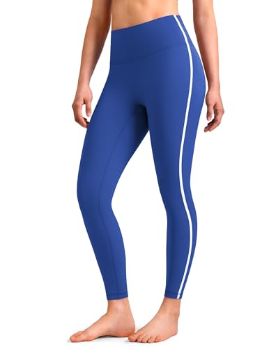 Colorfulkoala Women's High Waist Yoga Leggings with No Front Seam 25" Inseam