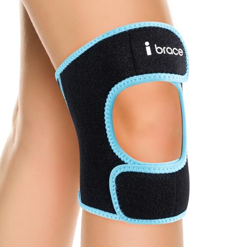 i BRACE Large Adjustable Knee Brace for Pain Relief, Tendon Support & Stability