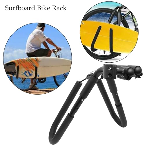 Adjustable Surfboard Bike Rack - Holds Up to 40 lbs
