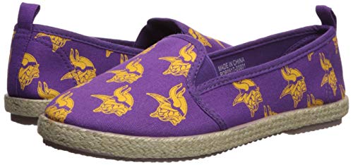 Minnesota Vikings Women's Espadrille Canvas Shoes - Small