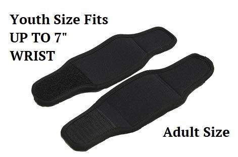 Youth Teal Adjustable Neoprene Wrist Support Brace - 2 Pack
