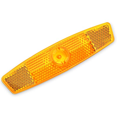 Amber Bicycle Wheel Reflectors - 2pcs Set