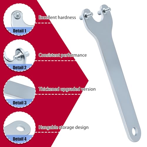 Upgraded Version 401680-00 Angle Grinder Spanner Wrench for Black and DeWalt Angle Grinder