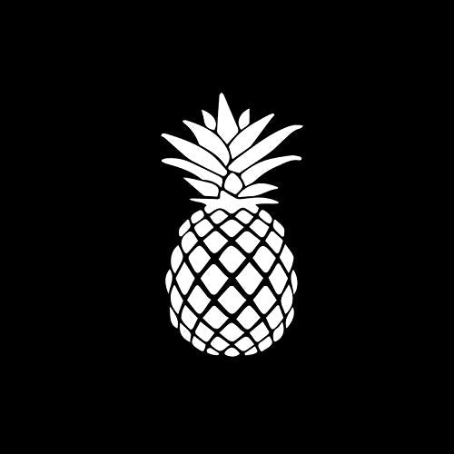Tropical Pineapple Vinyl Decal - 3.5-Inch Waterproof Sticker - Pack of 1