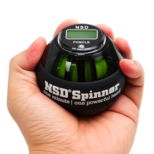 Gyroscopic Hand Exerciser with Speedometer - Up to 18,000 RPM