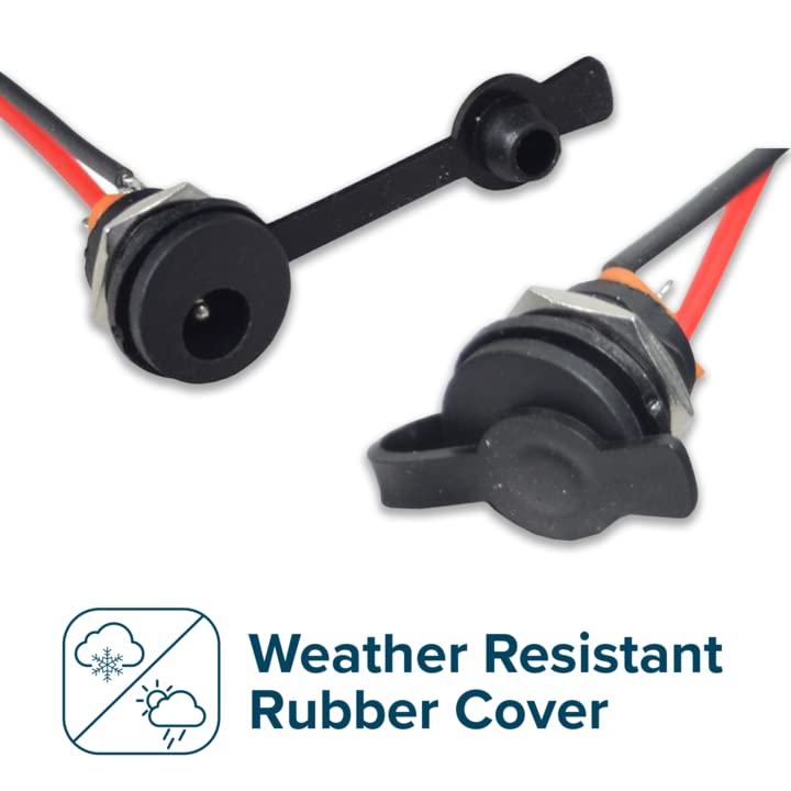 Coaxial Charging Port with Dual Wires for Razor MX125 & More