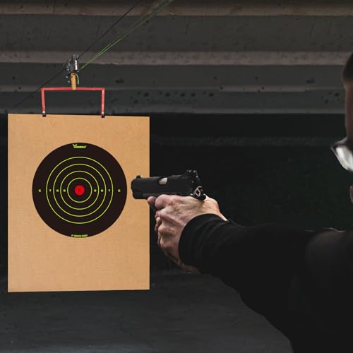 8x8 Inch Adhesive Splatter Shooting Target Stickers - 25 Pack