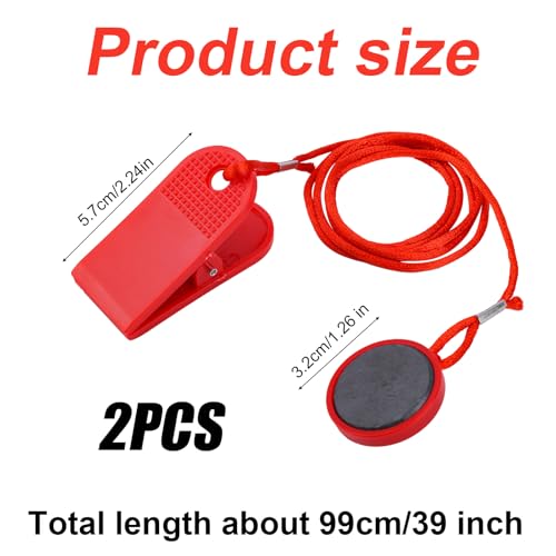 Magnetic Treadmill Safety Key Replacement - Style A