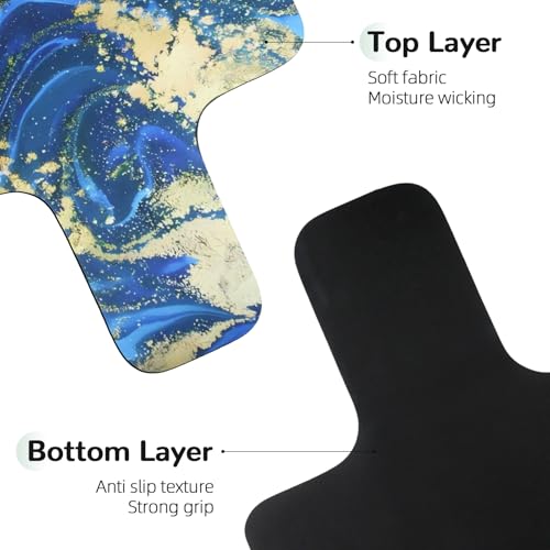 Non-Slip Pilates Reformer Mat Cover - 39" x 23", Soft Fleece