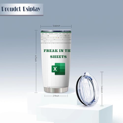 ATHAND 20oz Funny Insulated Stainless Steel Tumbler - Freak In The Sheets, Pack of 1