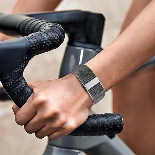 Breathable Nylon Loop Wristband - 6 Pack for Hume 1.0 - Black/Army Green/Iron Gray