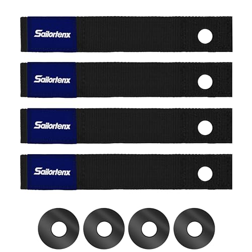 7 Inch Soft Loops for Jet Ski Docking - 4 Pack with Gaskets