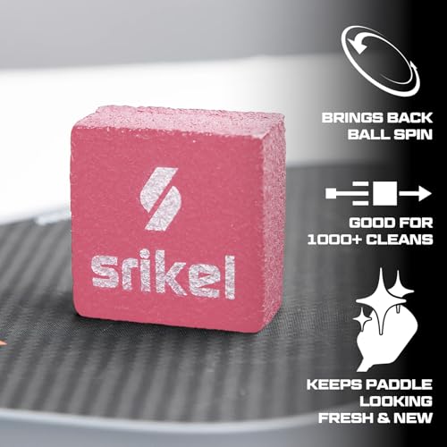 Pickleball Paddle Eraser Cleaner with Case - Pink