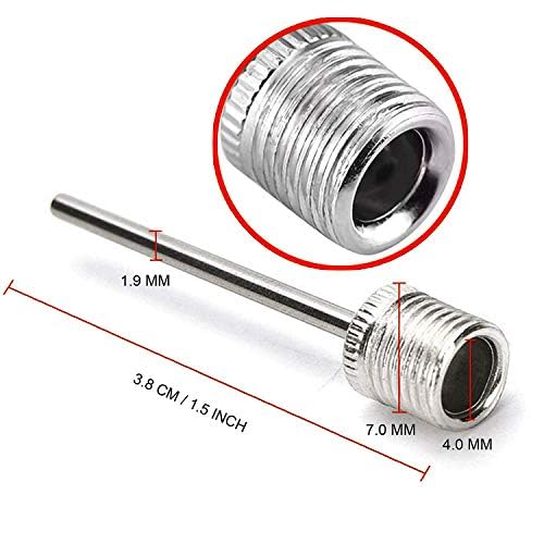 50-Piece Dual-Port Ball Pump Inflation Needles for Sports Balls