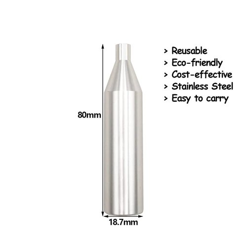 VaVoger Pneumatic Converters CO2 Kit,1pcs S-TW or RG Threaded Airsoft, BB, and Pellet Gun CO2,Replacing 12g Cylinder (for RG)