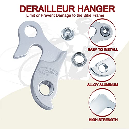 2 Pcs Universal Bicycle Derailleur Hanger Frame Gear Tail Hook - Alloy