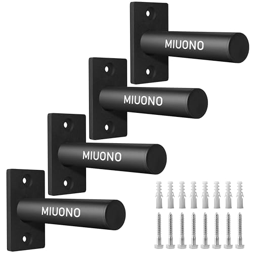 Wall Mounted Weight Plate Holder - 4 Pack for 2-Inch Plates