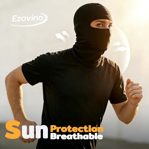Balaclava Ski Mask Neck Gaiter - Windproof Winter Face Cover - Light Grey