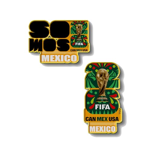 FIFA World Cup 2026 Lapel Pin - Team Mexico Collectible (2-Pack)