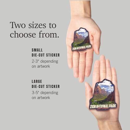 Small Zion National Park Sticker - Waterproof Vinyl Decal