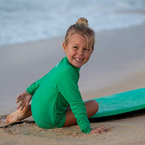Youth Long Sleeve Sun Shirt - UPF 50+ Rashguard - White
