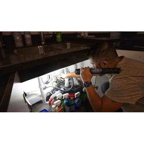 Police Security Little Nellie¢â 2000 Lumen Tactical Flashlight ? Heavy-Duty Aluminum, Slide Focus, 5 Modes, 400m Beam, Water Resistant, ? High-Powered LED Flashlight for Emergency, Work, & Outdoor Use