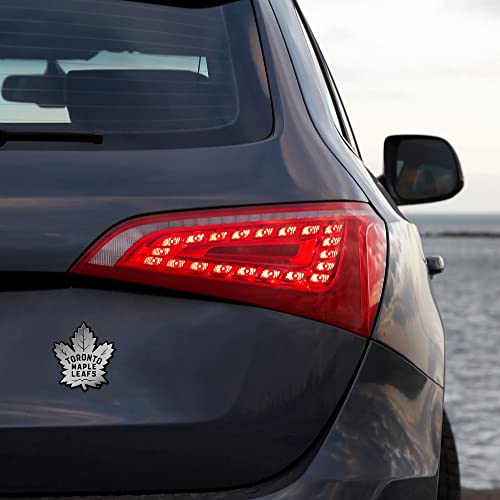 Toronto Maple Leafs 3D Auto Emblem - 5-Inch Weather-Resistant Chrome Decal