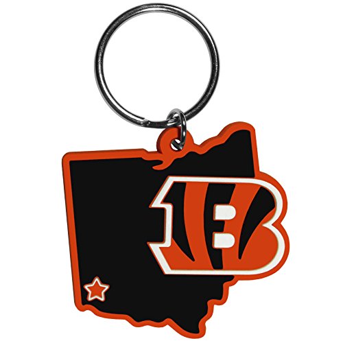 Cincinnati Bengals Key Chain - Unisex Home State Flexi Design