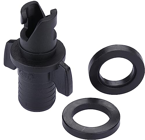 Halkey-Roberts Inflatable Boat Pump Valve Adapter - Black