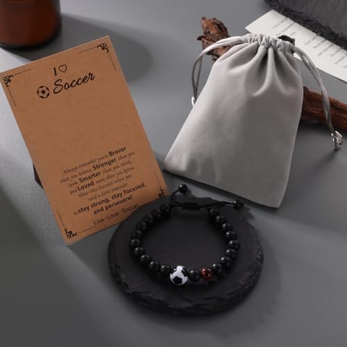 Sport Soccer Bracelet Gift for Teens - Soccer-Bracelet