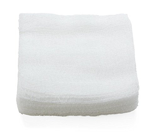 Sterile 100% Cotton Woven Gauze Sponges, 4" x 4", 12-Ply - 10 Count Pack