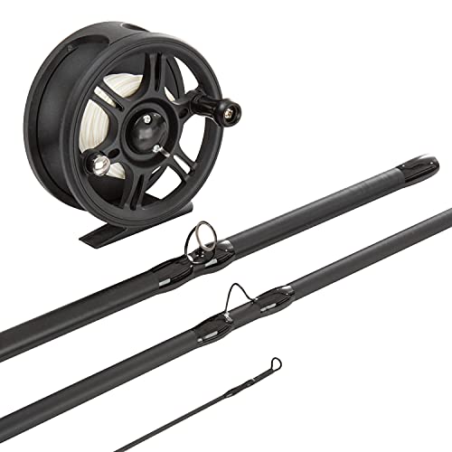Wakeman Outdoors Fly Fishing Rod & Reel Combo Starter Kit with Case