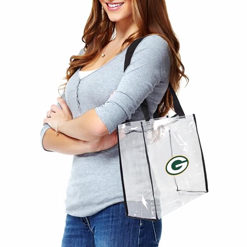 NFL Clear Stadium Tote Bag - Green Bay Packers Team Logo