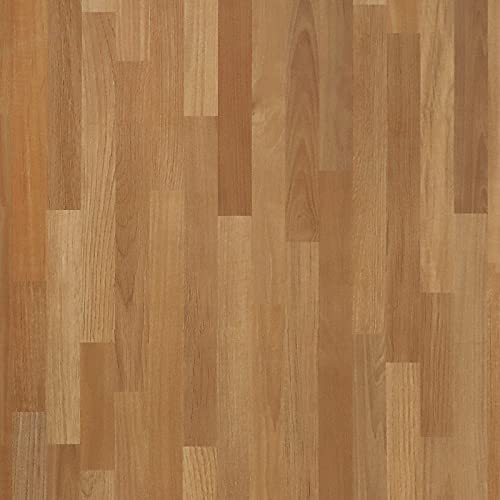 CRE8TIVE Brown Butcher Block Contact Paper for Countertops Waterproof Shiplap Peel and Stick Wallpaper Removable Self Adhesive Wood Contact Paper Vinyl Wrap for Kitchen Cabinets Shelf Liner 12"x80"