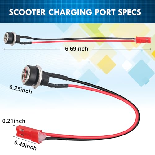Electric Scooter Charging Port for Gotrax Gxl V2 & Xr Elite