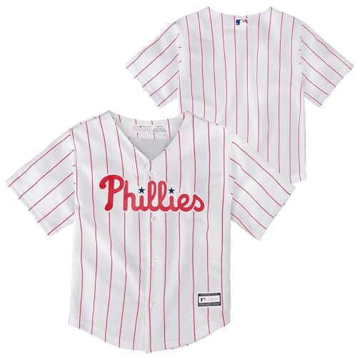 Philadelphia Phillies Baby Jersey 12-24 Months White MLB Team Infant Uniform - Outerstuff