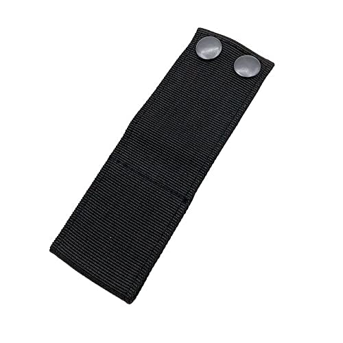 Nylon Handcuff Case with Safety Snap Closure - Black