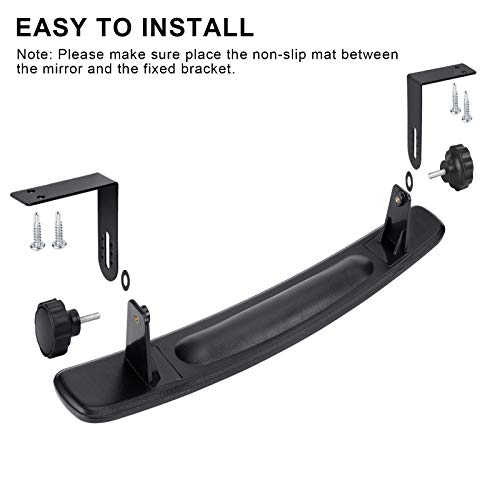 Golf Cart Rear View Mirror - 16.5" Center Mirror, Fits EZGO, Yamaha, Club Car