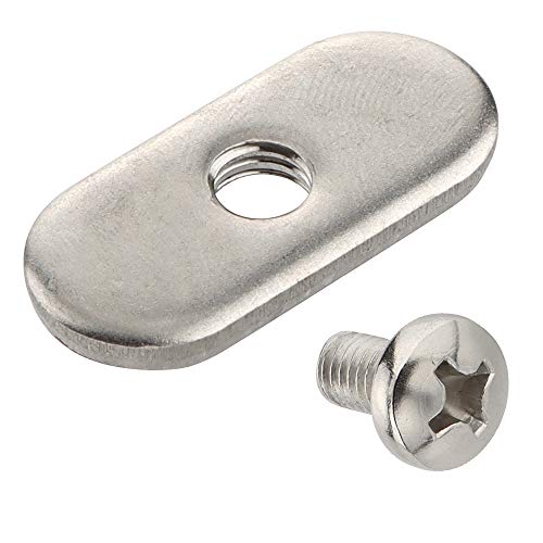 Kayak Rail Mounting Kit - 4 Pcs Stainless Steel Screws & Nuts - One Size