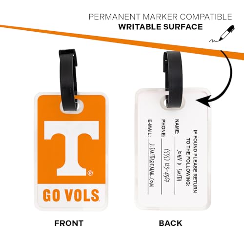 Acrylic Luggage Tag ID - UT Tennessee Volunteers - 2 Pack